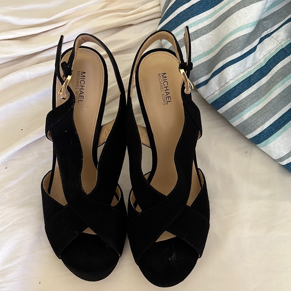 Black Michael Kors heels